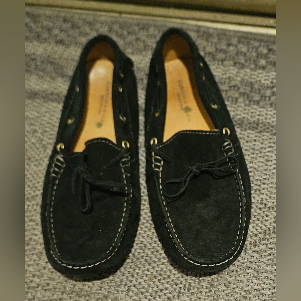Casuccio & Scalera Black Leather Driving Loafers, Made In Italy. EU 42. US 11